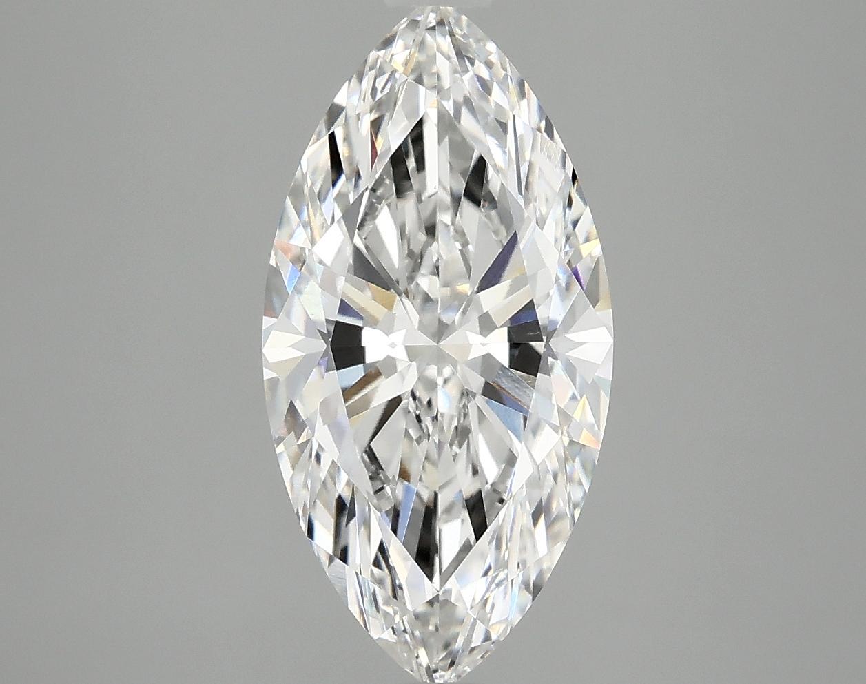3.1 Carat Marquise Shaped Ideal Cut VVS2 IGI Certified Lab Grown Diamond