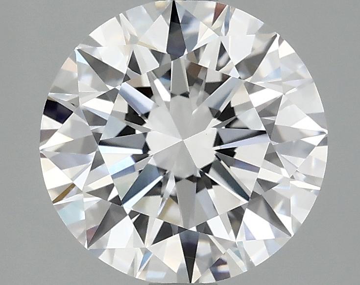 2.5 Carat Round Shaped Ideal Cut VVS2 IGI Certified Lab Grown Diamond