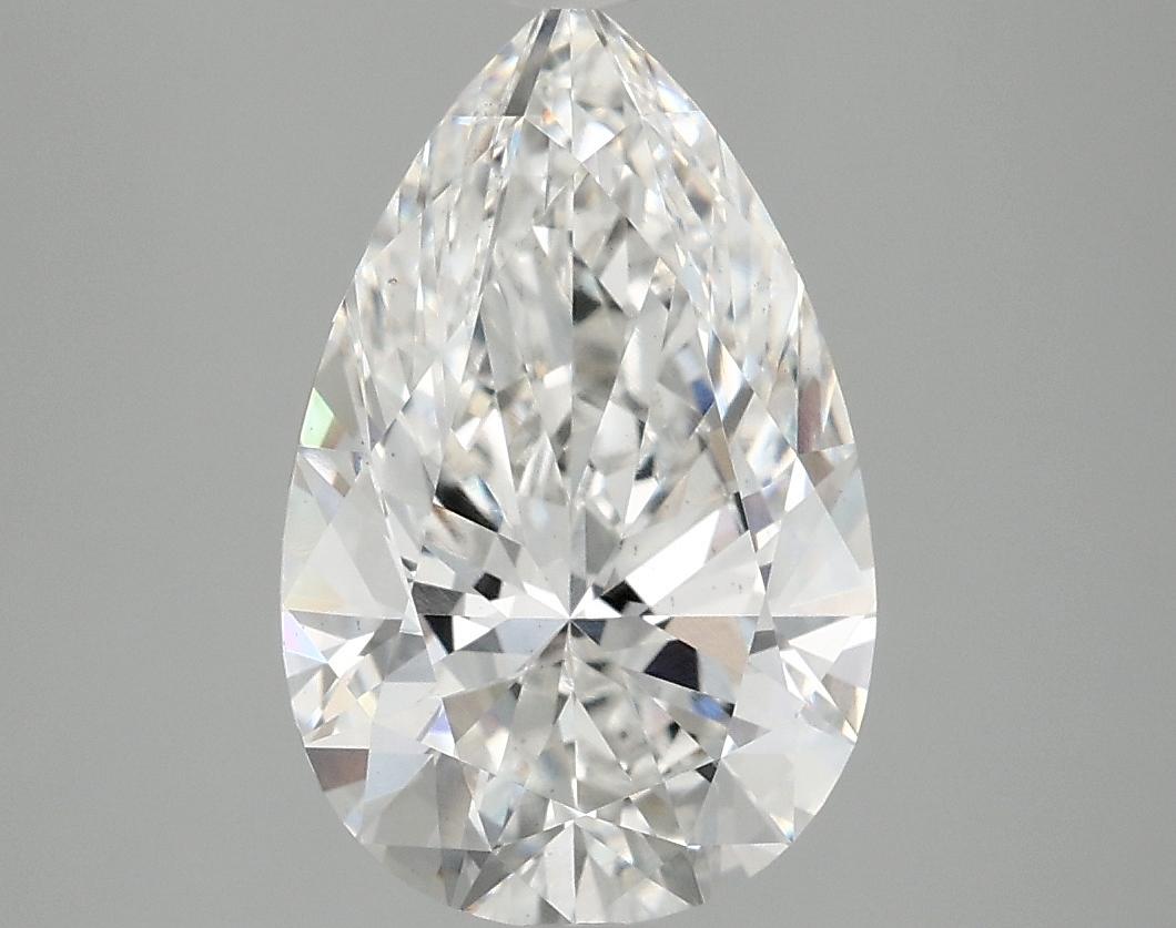 3.06 Carat Pear Shaped Ideal Cut VS2 IGI Certified Lab Grown Diamond