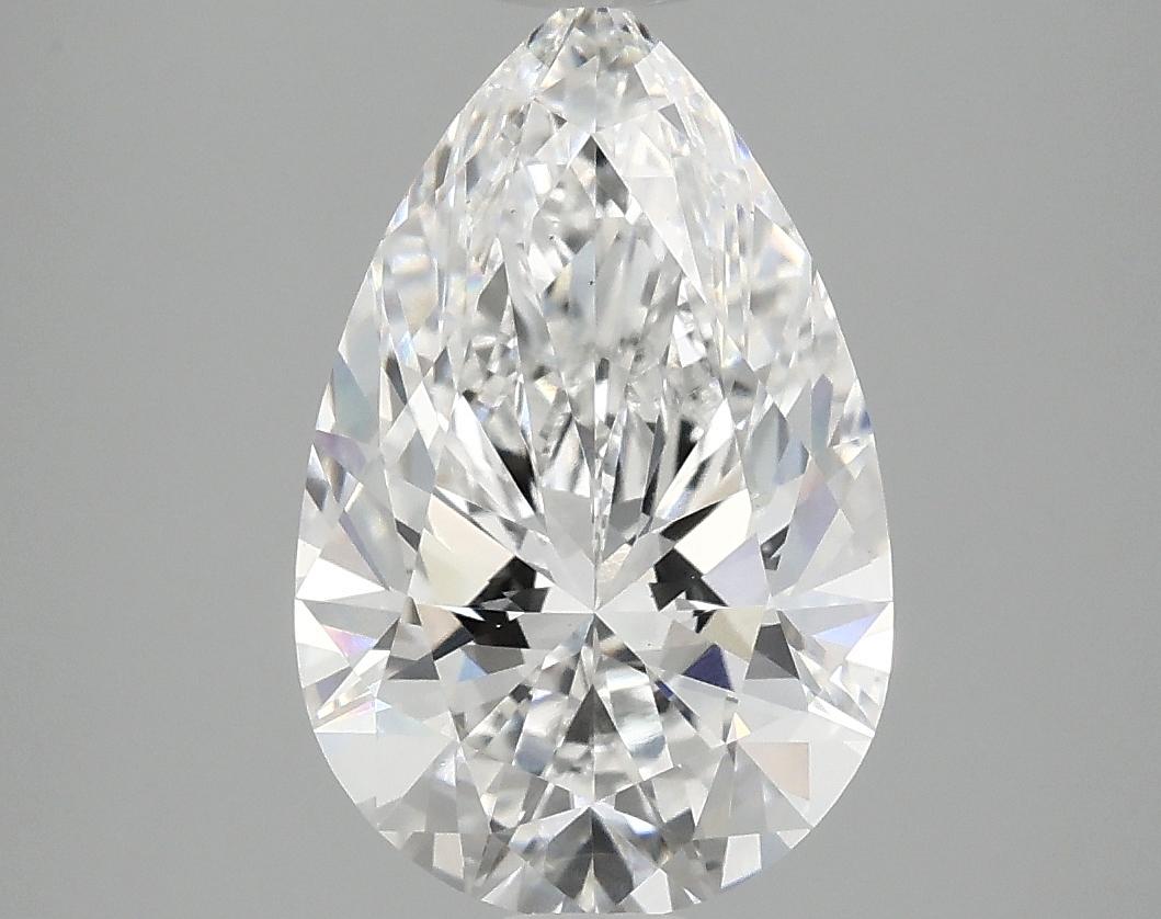 3.08 Carat Pear Shaped Ideal Cut VS1 IGI Certified Lab Grown Diamond