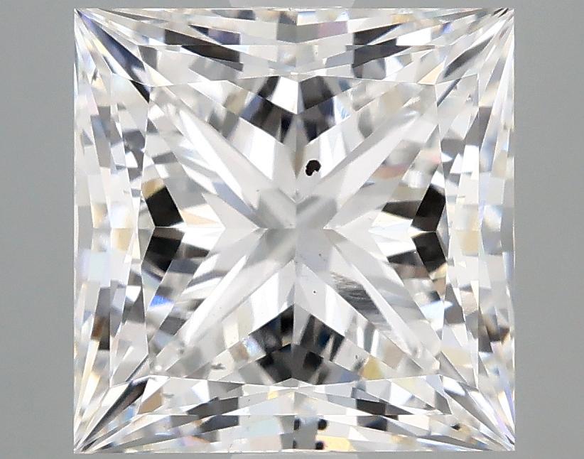 5.06 Carat Princess Shaped Ideal Cut SI1 IGI Certified Lab Grown Diamond