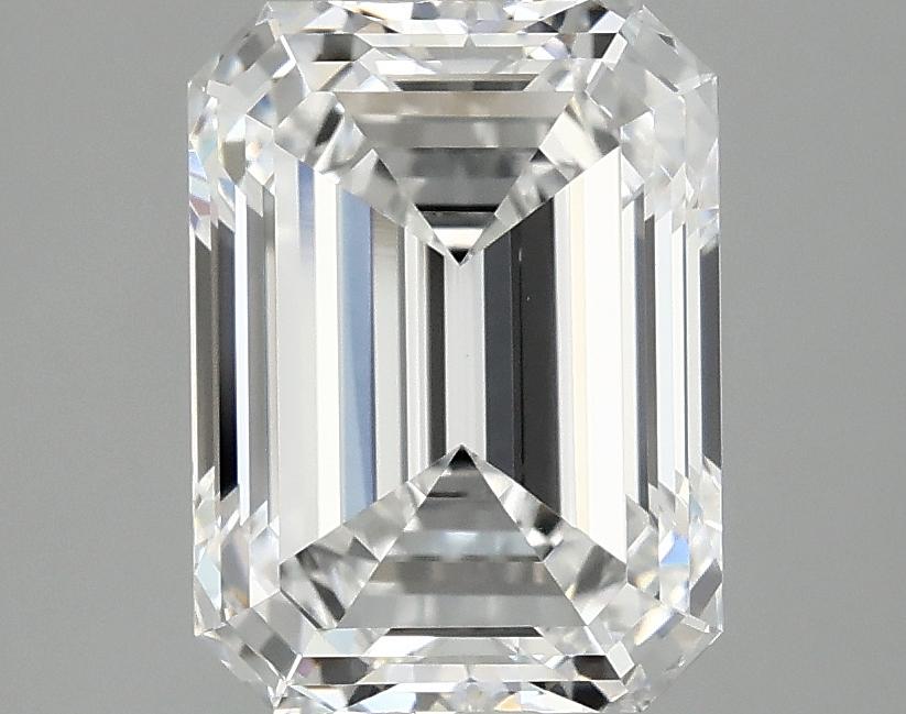 3.09 Carat Emerald Shaped Excellent Cut VVS2 IGI Certified Lab Grown Diamond