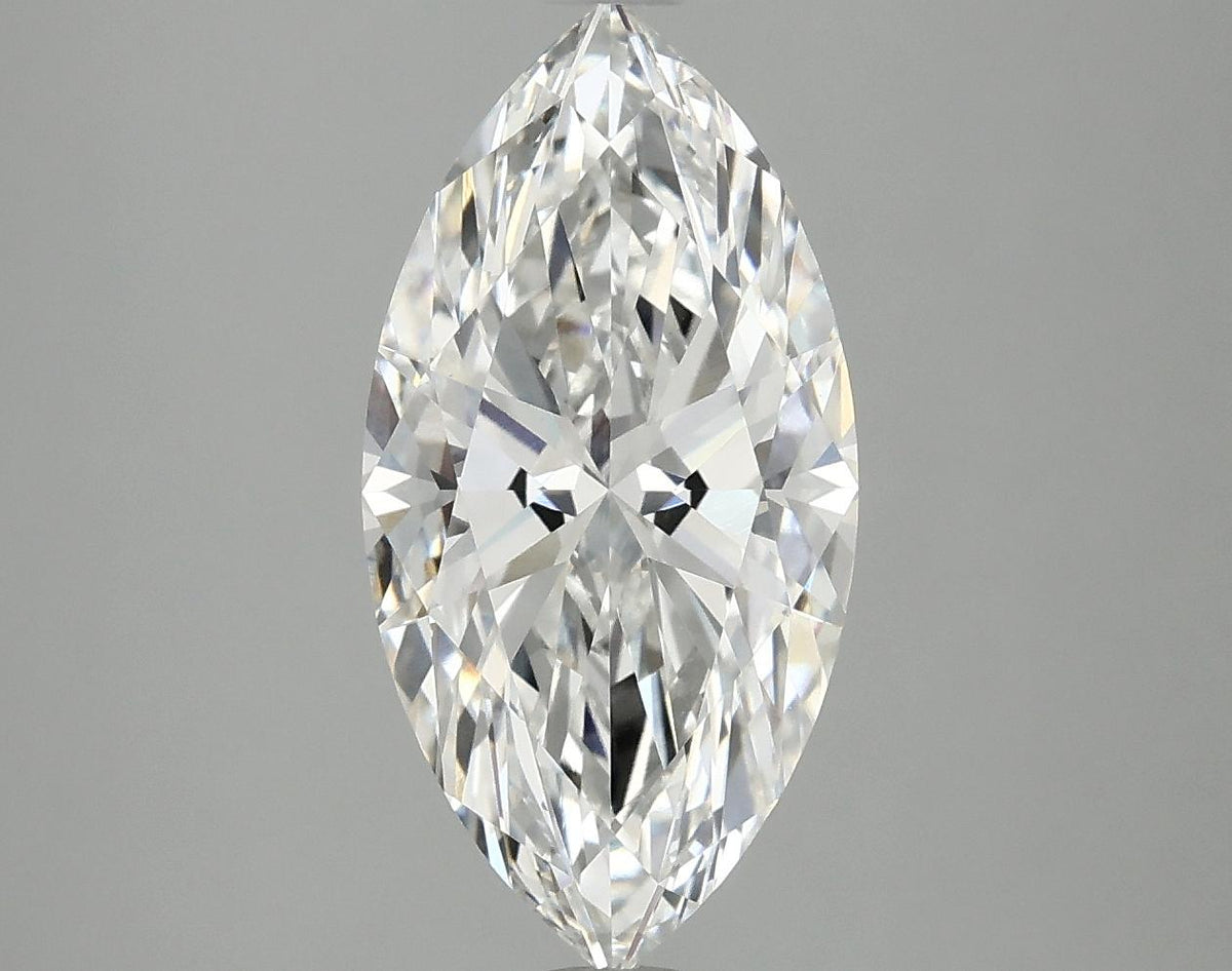 3.07 Carat Marquise Shaped Ideal Cut VVS2 IGI Certified Lab Grown Diamond
