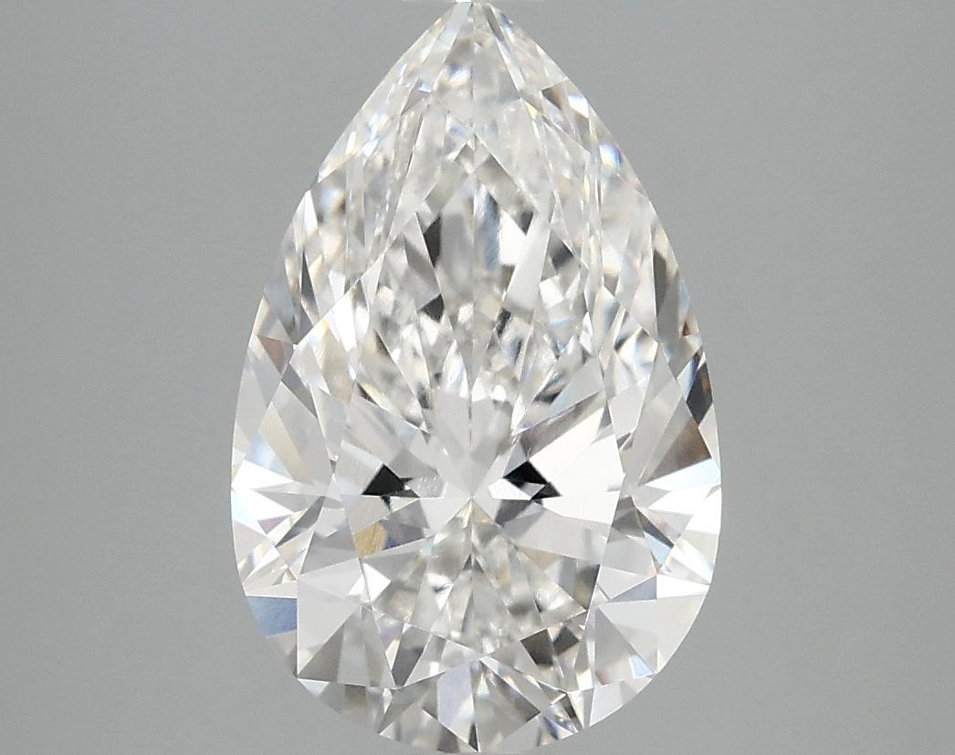 3.03 Carat Pear Shaped Ideal Cut VVS2 IGI Certified Lab Grown Diamond