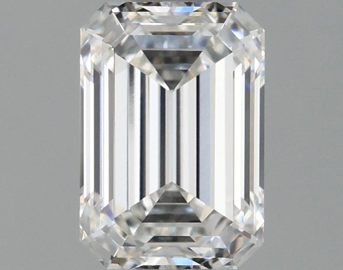 0.98 Carat Emerald Shaped Ideal Cut VVS2 IGI Certified Lab Grown Diamond