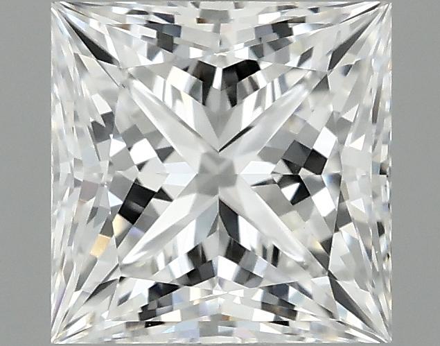 1.08 Carat Princess Shaped Ideal Cut VVS2 IGI Certified Lab Grown Diamond