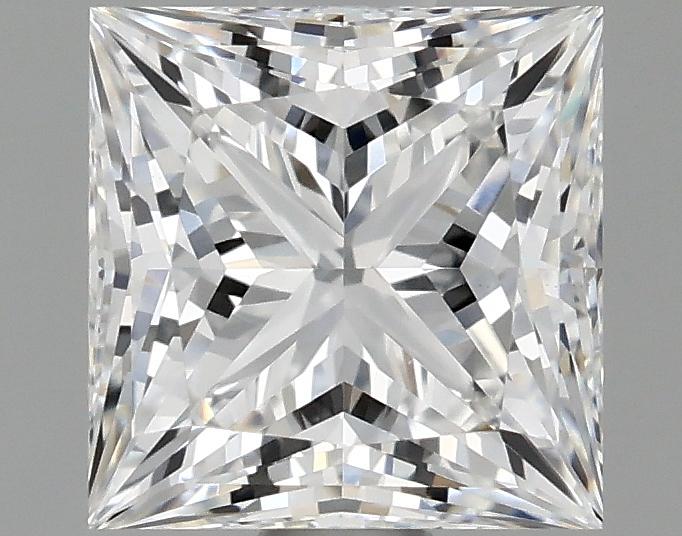 1.08 Carat Princess Shaped Ideal Cut VVS2 IGI Certified Lab Grown Diamond