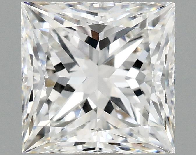 1.54 Carat Princess Shaped Ideal Cut VVS2 IGI Certified Lab Grown Diamond