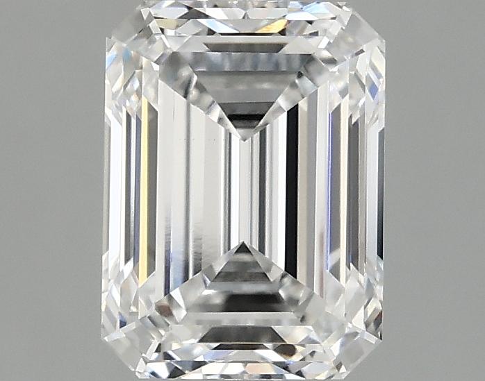2.03 Carat Emerald Shaped Excellent Cut VVS2 IGI Certified Lab Grown Diamond