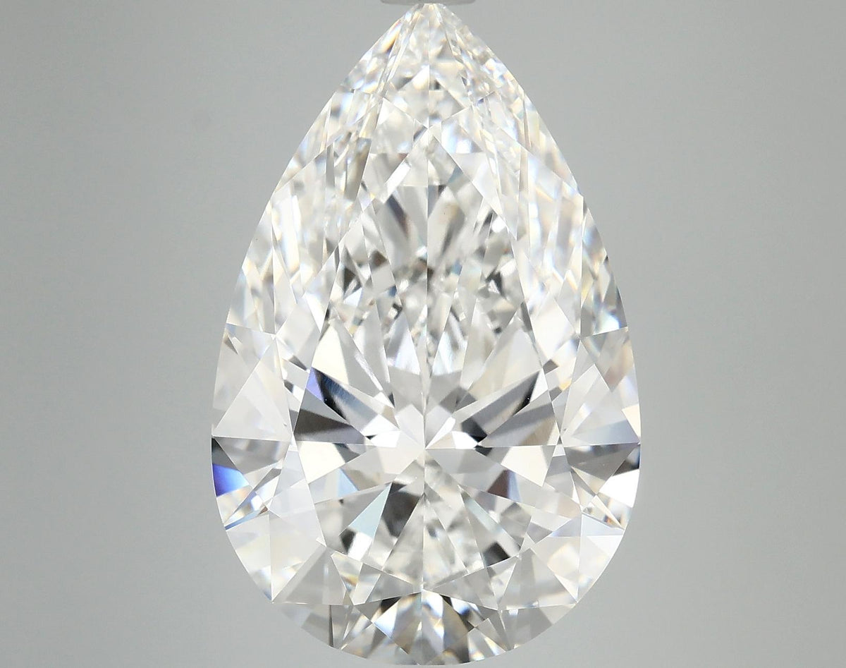 10.05 Carat Pear Shaped Ideal Cut VVS2 IGI Certified Lab Grown Diamond