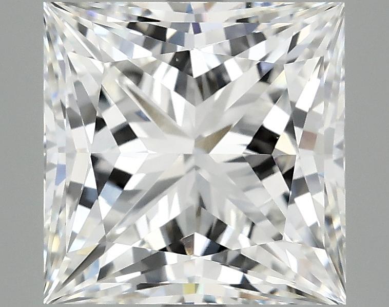 4.12 Carat Princess Shaped Ideal Cut VVS2 IGI Certified Lab Grown Diamond