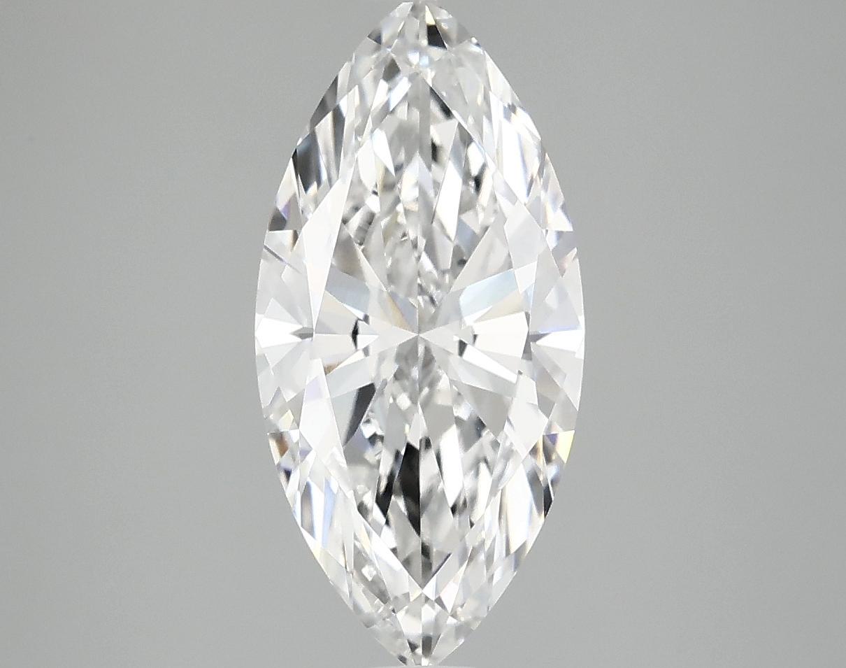 2.5 Carat Marquise Shaped Excellent Cut VVS2 IGI Certified Lab Grown Diamond
