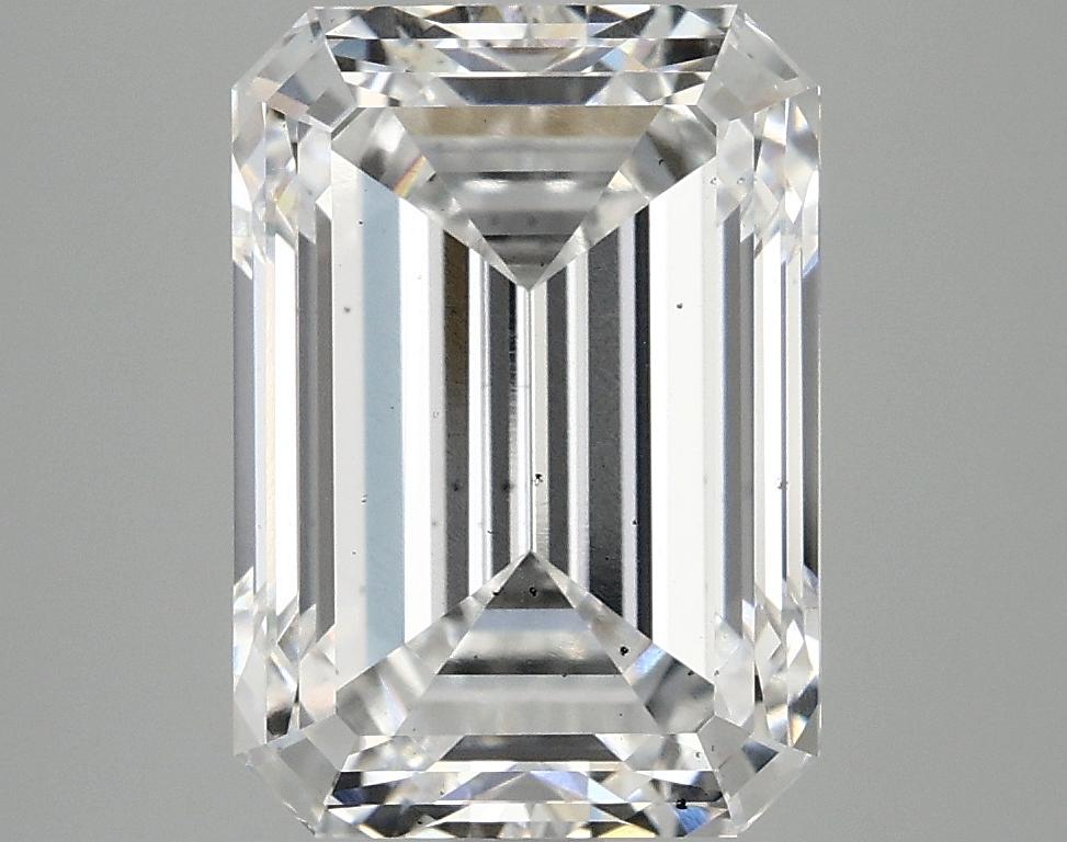 5.02 Carat Emerald Shaped Ideal Cut SI1 IGI Certified Lab Grown Diamond