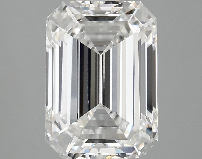2.95 Carat Emerald Shaped Ideal Cut VVS2 IGI Certified Lab Grown Diamond