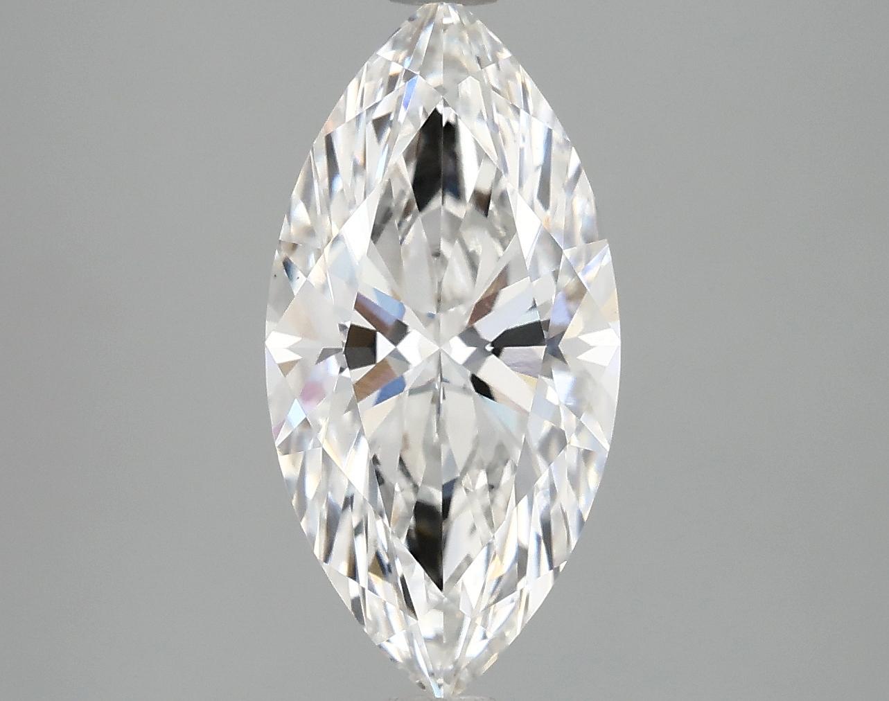 2.58 Carat Marquise Shaped Ideal Cut VVS2 IGI Certified Lab Grown Diamond