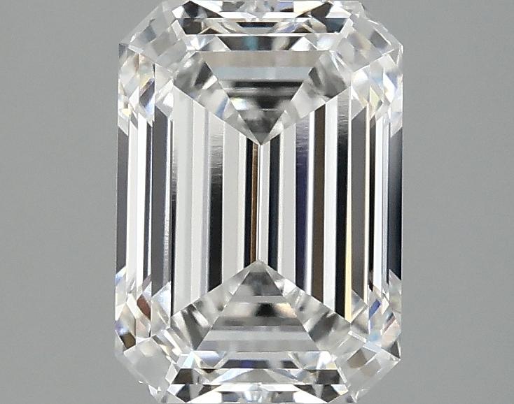 2.1 Carat Emerald Shaped Ideal Cut VVS2 IGI Certified Lab Grown Diamond