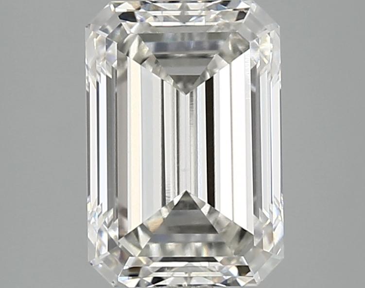 2.98 Carat Emerald Shaped Ideal Cut VVS2 IGI Certified Lab Grown Diamond