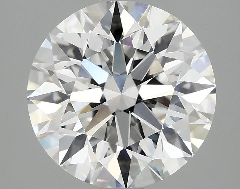 3.07 Carat Round Shaped Excellent Cut VVS2 IGI Certified Lab Grown Diamond