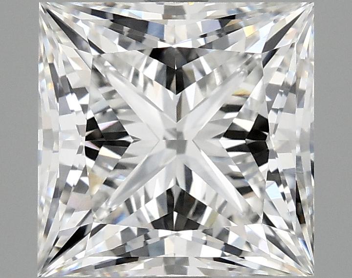 3.82 Carat Princess Shaped Ideal Cut VVS2 IGI Certified Lab Grown Diamond