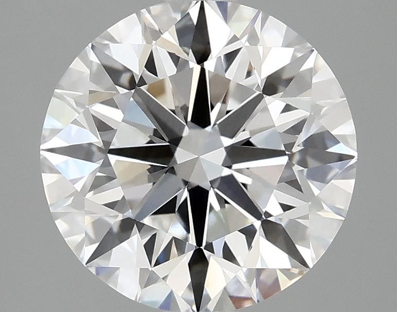 3.06 Carat Round Shaped Excellent Cut VVS2 IGI Certified Lab Grown Diamond
