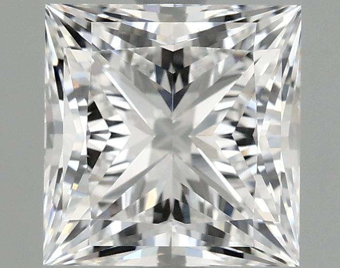 2.07 Carat Princess Shaped Ideal Cut VVS2 IGI Certified Lab Grown Diamond