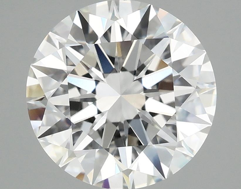 3.07 Carat Round Shaped Ideal Cut VVS2 IGI Certified Lab Grown Diamond