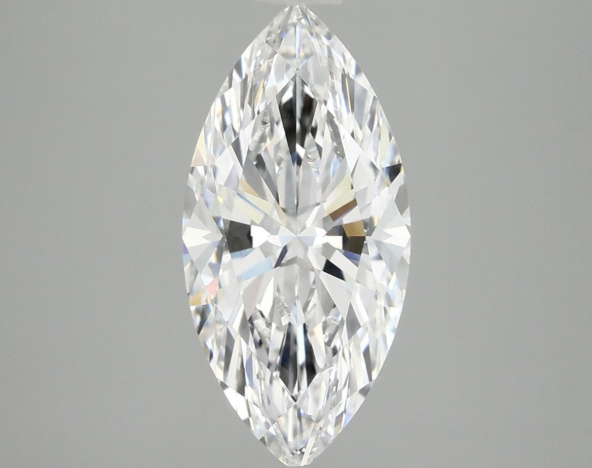 3.09 Carat Marquise Shaped Excellent Cut VVS2 IGI Certified Lab Grown Diamond