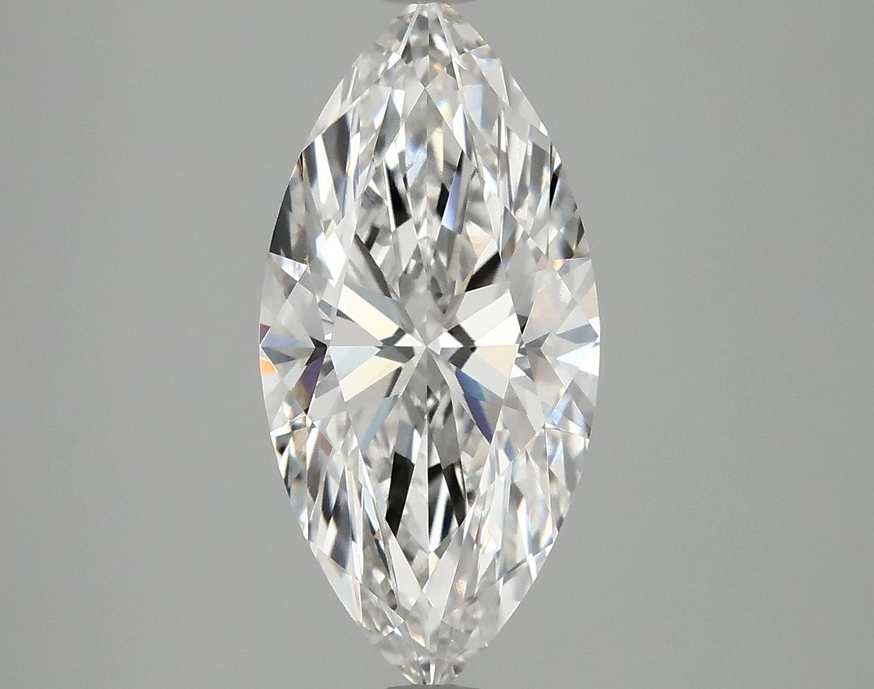 3.02 Carat Marquise Shaped Excellent Cut VVS2 IGI Certified Lab Grown Diamond