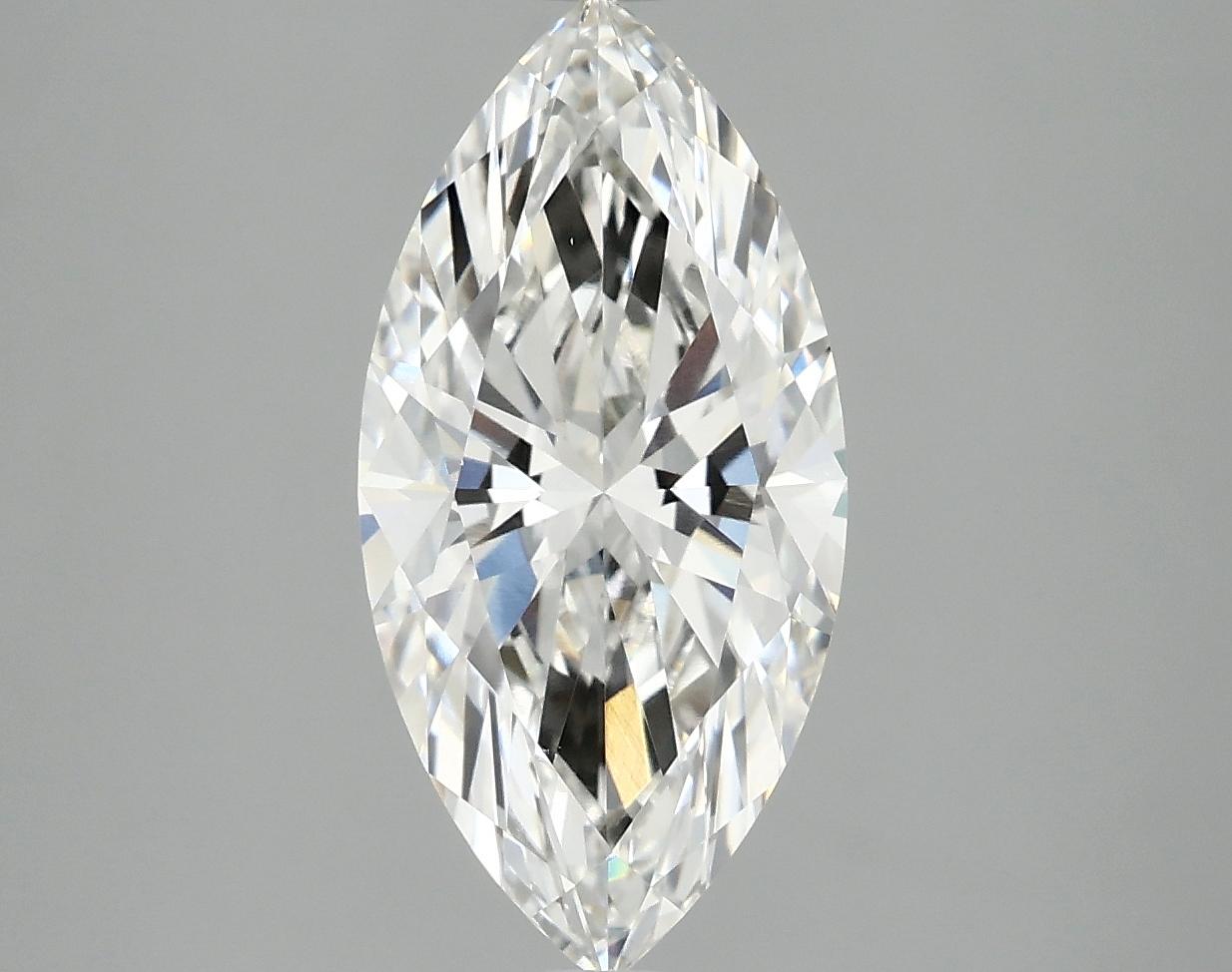 2.46 Carat Marquise Shaped Ideal Cut VVS2 IGI Certified Lab Grown Diamond