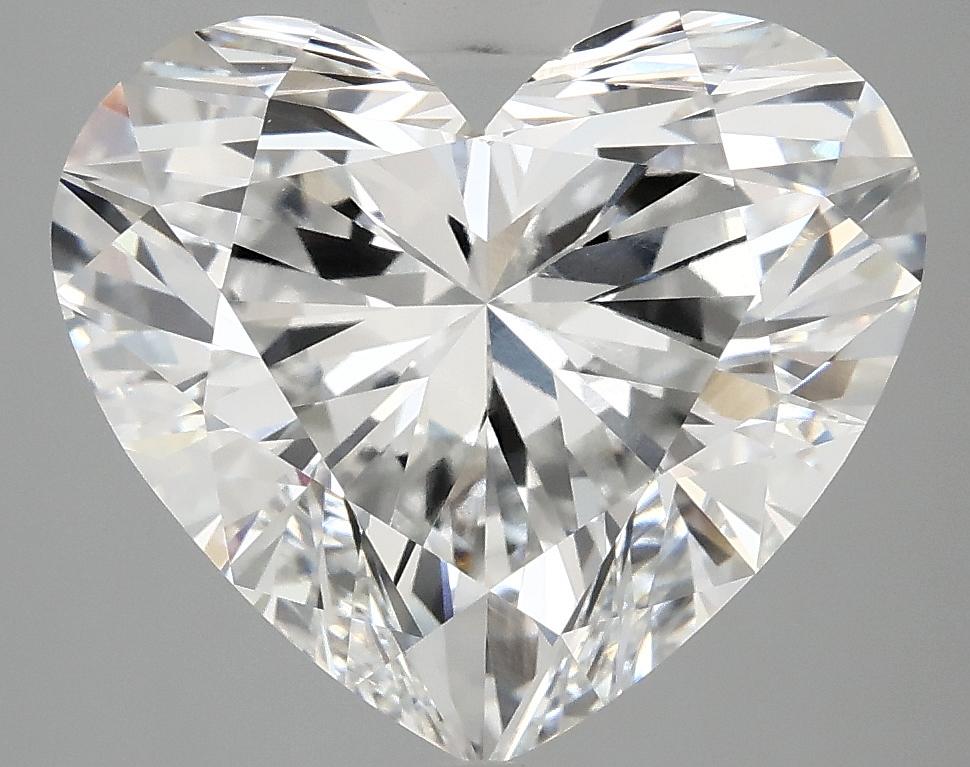6.01 Carat Heart Shaped Ideal Cut VVS2 IGI Certified Lab Grown Diamond