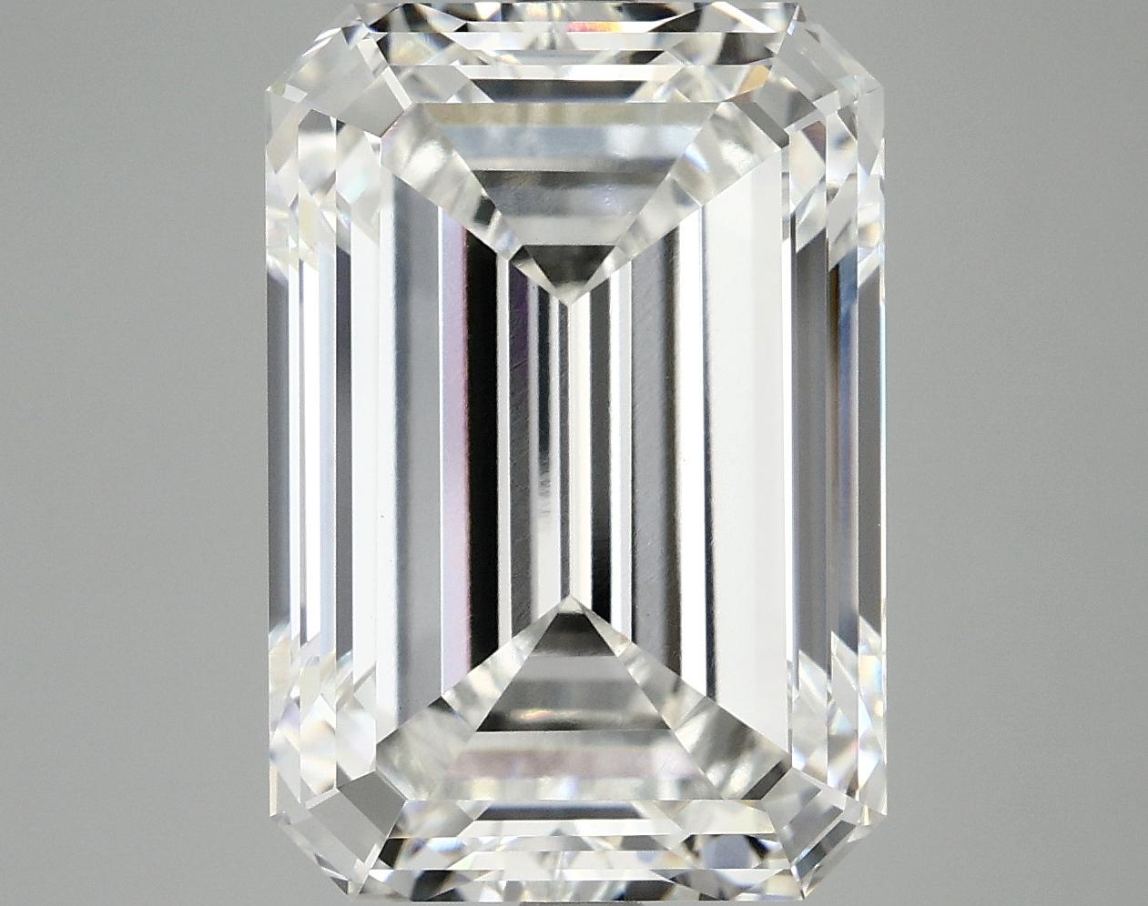 10.07 Carat Emerald Shaped Ideal Cut VVS2 IGI Certified Lab Grown Diamond