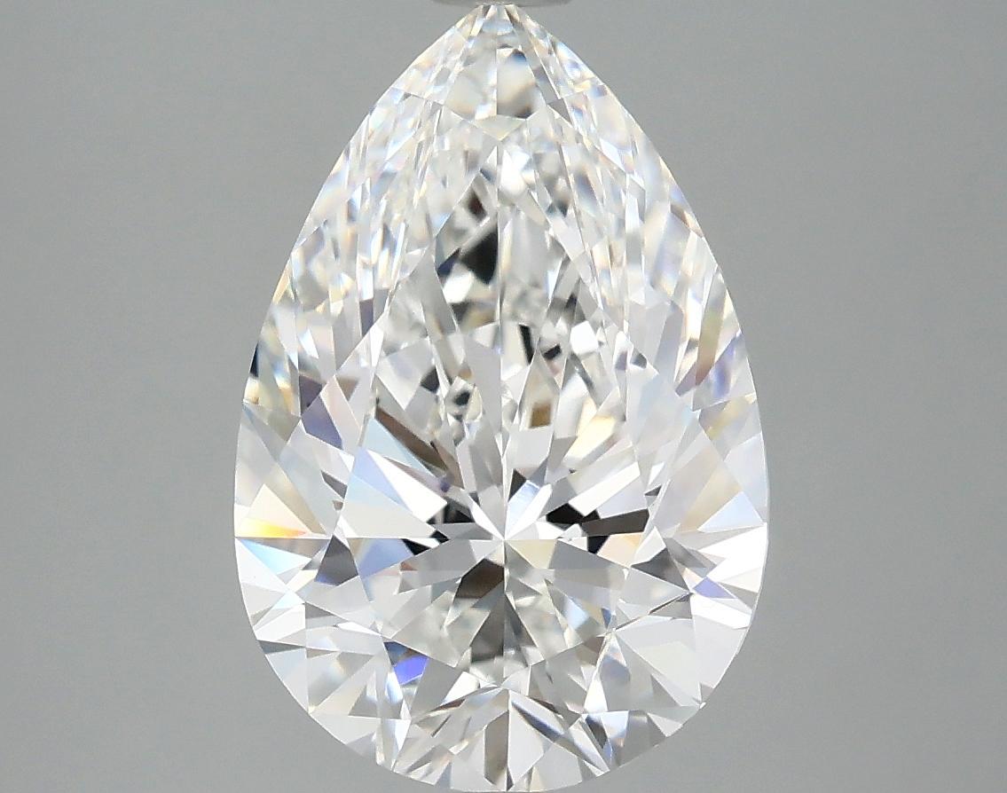 4.06 Carat Pear Shaped Excellent Cut VVS2 IGI Certified Lab Grown Diamond