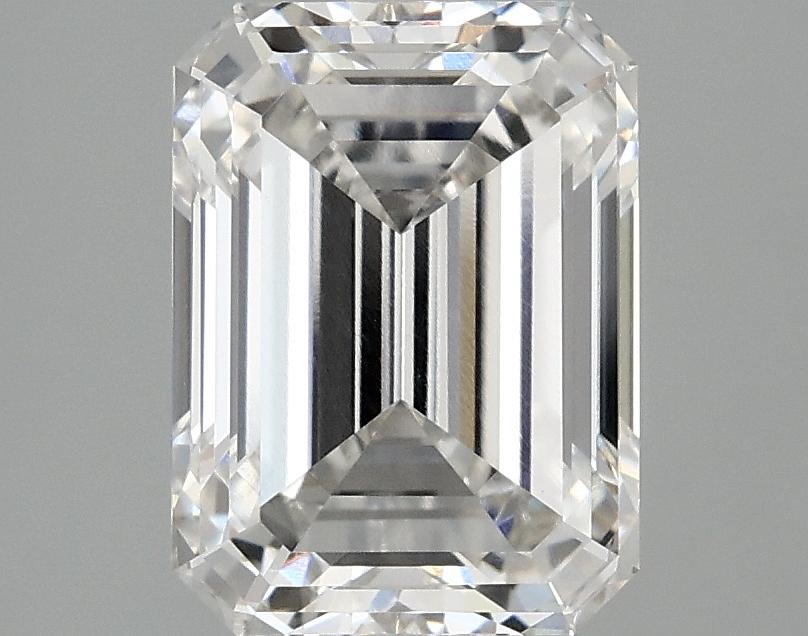 3.02 Carat Emerald Shaped Excellent Cut VVS2 IGI Certified Lab Grown Diamond