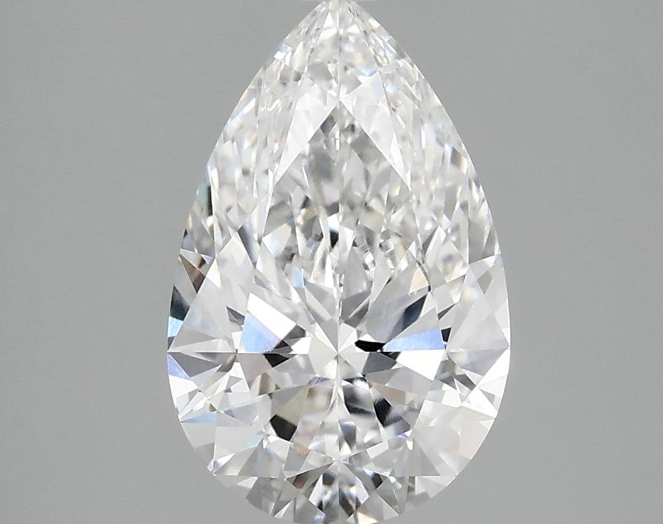 2.03 Carat Pear Shaped Ideal Cut VVS2 IGI Certified Lab Grown Diamond