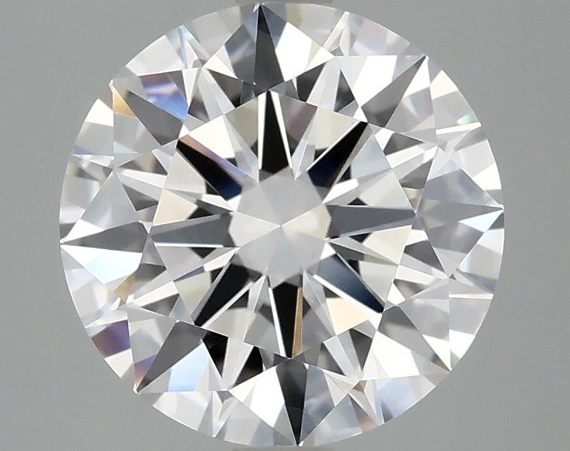 3.09 Carat Round Shaped Ideal Cut VVS2 IGI Certified Lab Grown Diamond