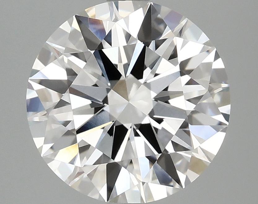 3.08 Carat Round Shaped Ideal Cut VVS2 IGI Certified Lab Grown Diamond