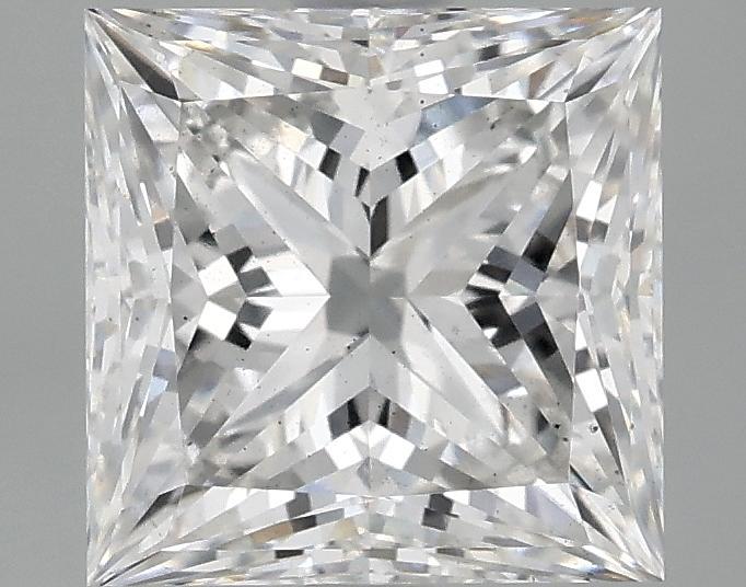 2.46 Carat Princess Shaped Ideal Cut SI1 IGI Certified Lab Grown Diamond