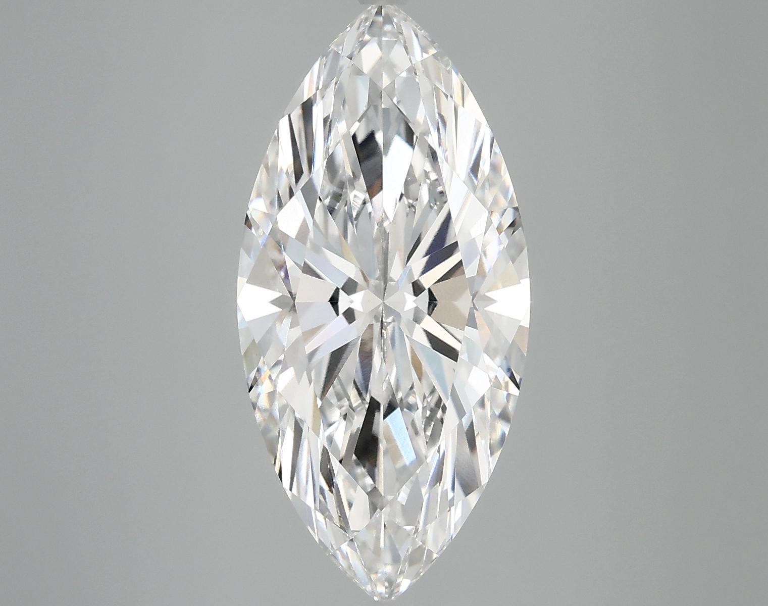 4.89 Carat Marquise Shaped Excellent Cut VVS2 IGI Certified Lab Grown Diamond