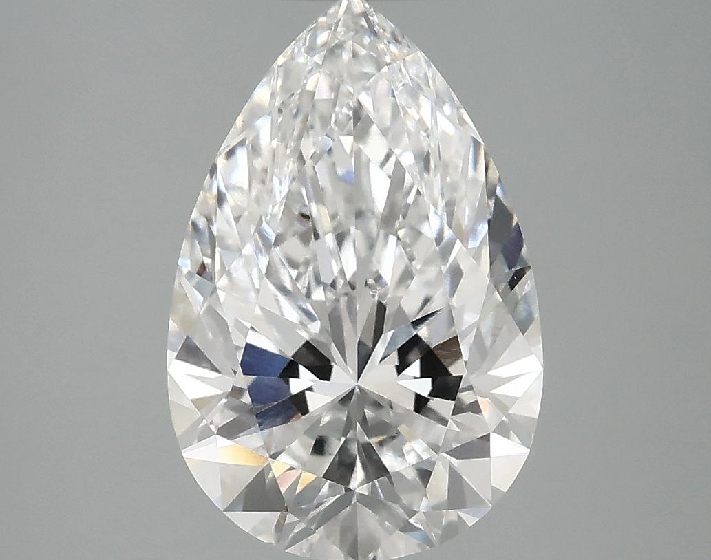 3.04 Carat Pear Shaped Excellent Cut VVS2 IGI Certified Lab Grown Diamond