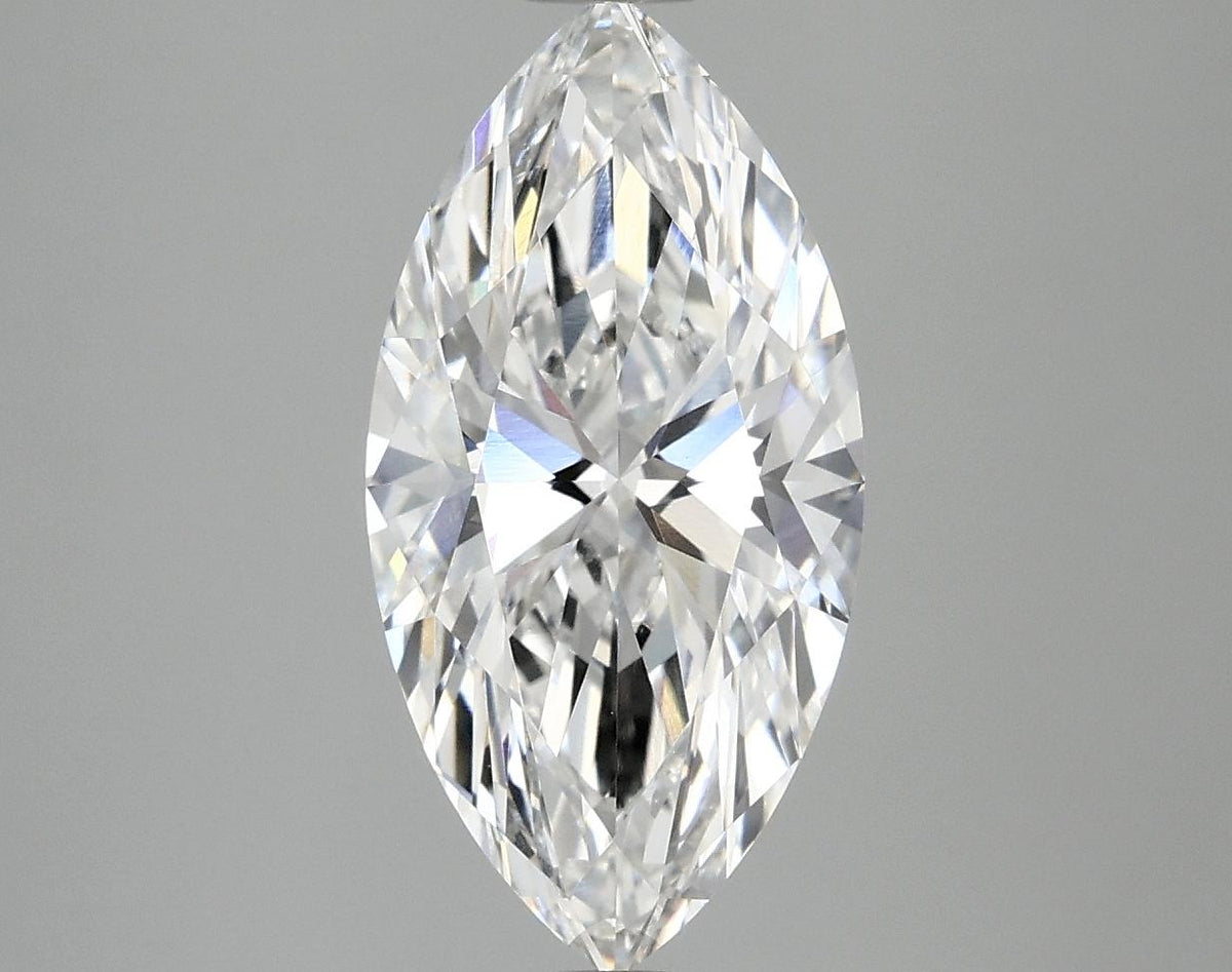 2.98 Carat Marquise Shaped Ideal Cut VVS2 IGI Certified Lab Grown Diamond