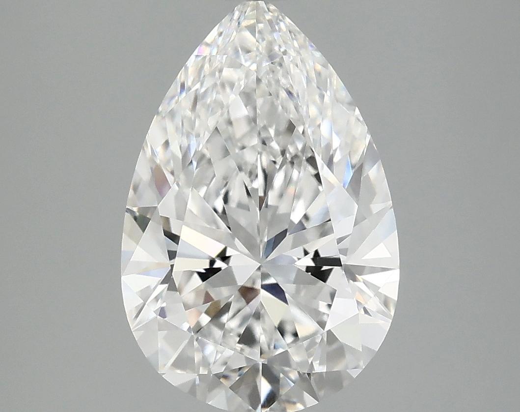 3.05 Carat Pear Shaped Excellent Cut VVS2 IGI Certified Lab Grown Diamond
