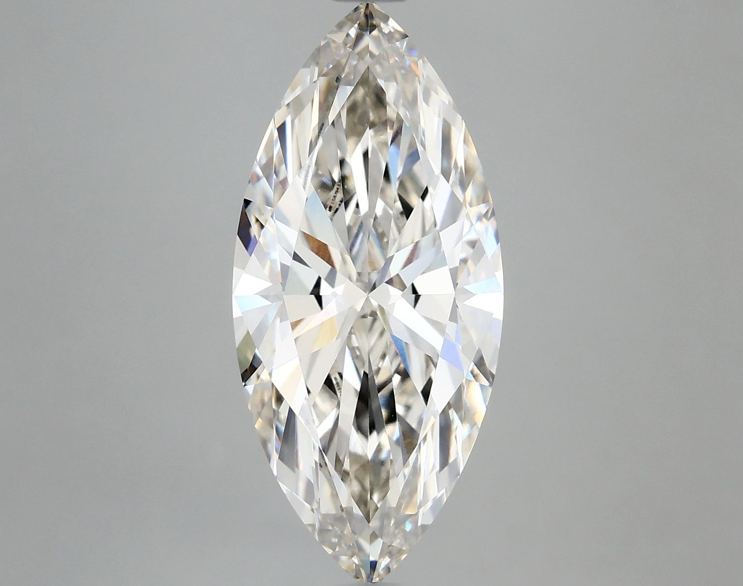 4.02 Carat Marquise Shaped Excellent Cut VVS2 IGI Certified Lab Grown Diamond