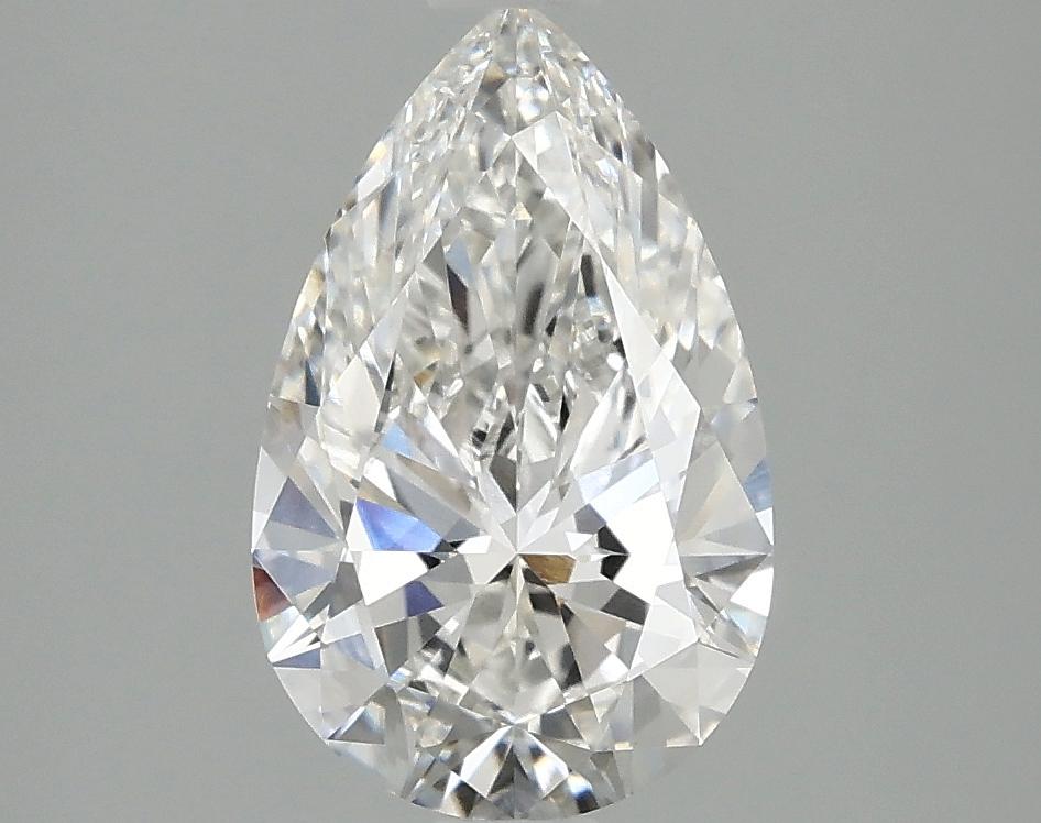 2.03 Carat Pear Shaped Ideal Cut VVS2 IGI Certified Lab Grown Diamond