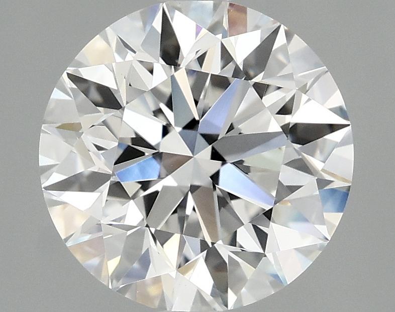 2.05 Carat Round Shaped Excellent Cut VVS2 IGI Certified Lab Grown Diamond