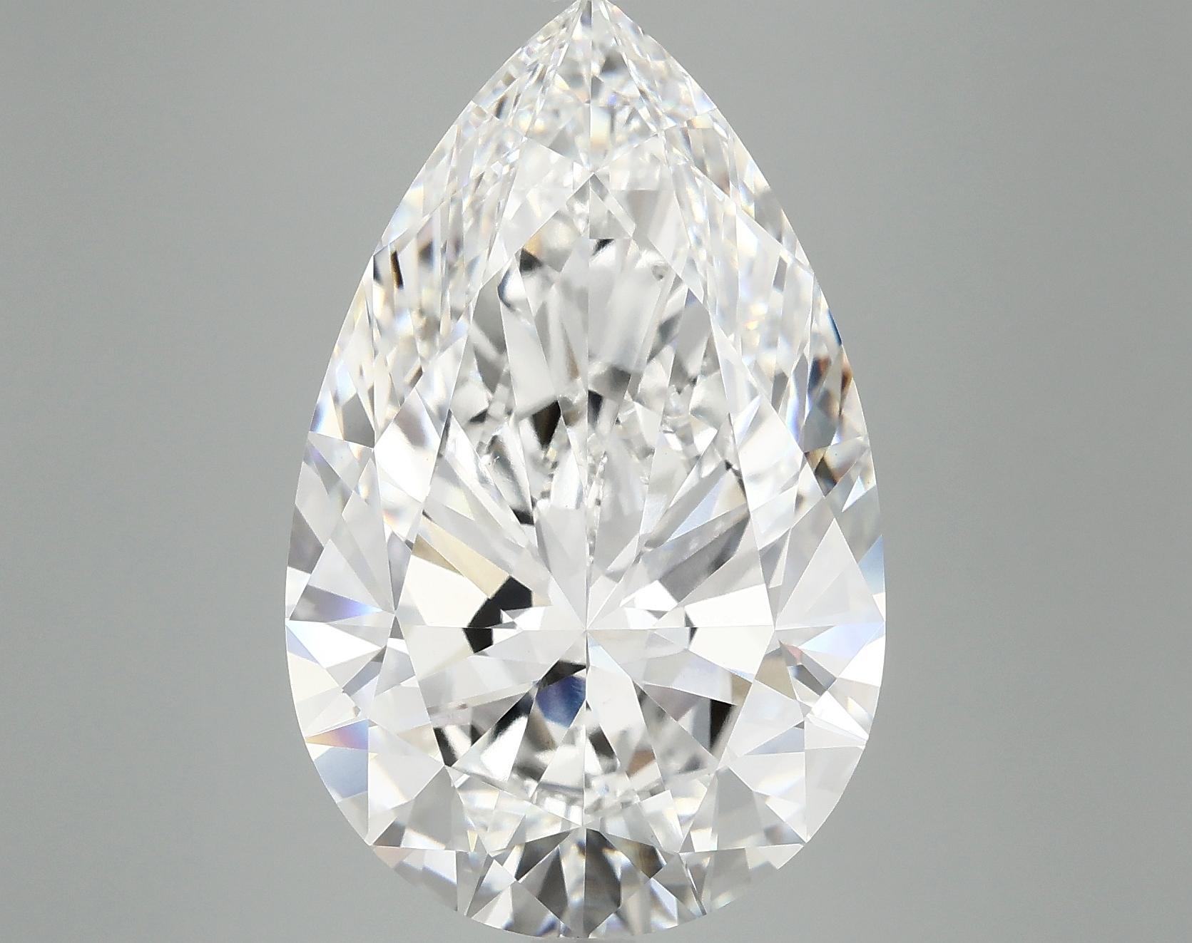 10.13 Carat Pear Shaped Ideal Cut VVS2 IGI Certified Lab Grown Diamond