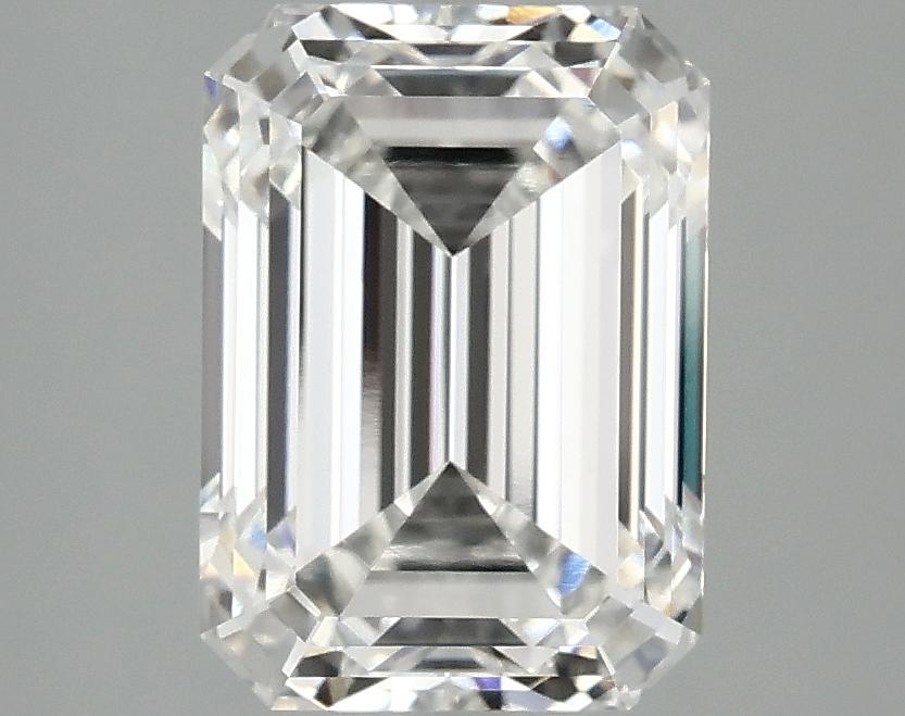 3.09 Carat Emerald Shaped Ideal Cut VVS2 IGI Certified Lab Grown Diamond