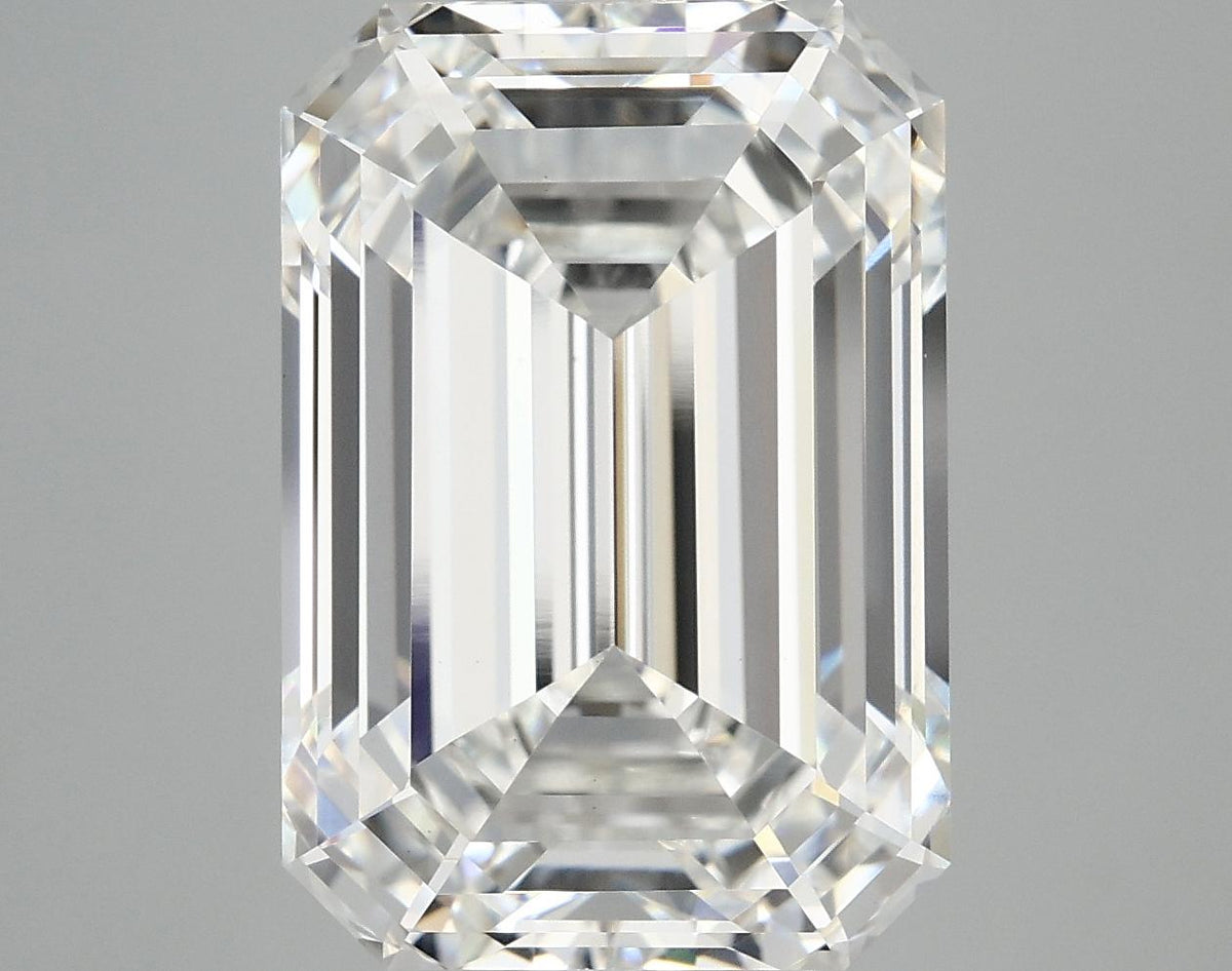 10.19 Carat Emerald Shaped Ideal Cut VVS2 IGI Certified Lab Grown Diamond