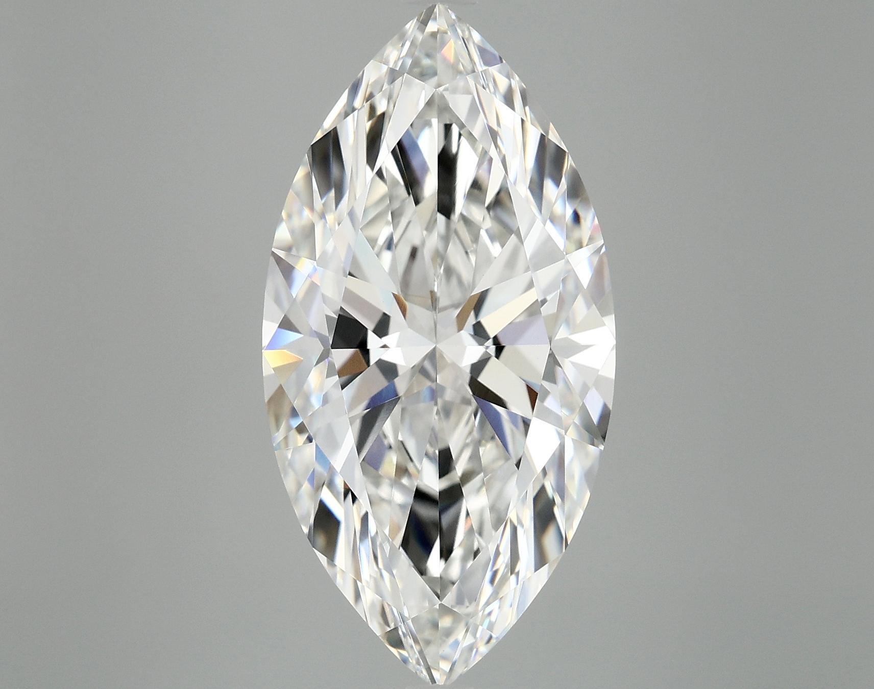 7.34 Carat Marquise Shaped Ideal Cut VVS2 IGI Certified Lab Grown Diamond