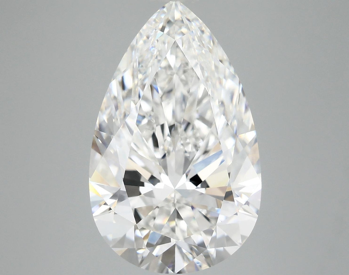 7.2 Carat Pear Shaped Ideal Cut VVS2 IGI Certified Lab Grown Diamond