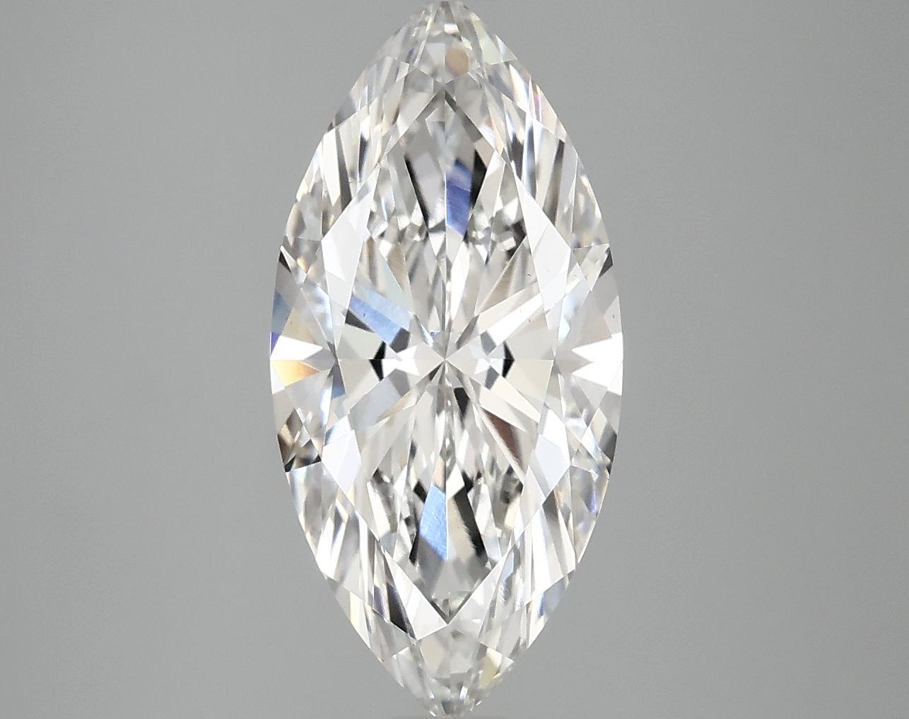 2.97 Carat Marquise Shaped Excellent Cut VS1 IGI Certified Lab Grown Diamond